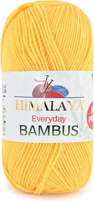 Produktbild von Himalaya Everyday Bambus Wolle Kurkuma - Antipilling & Leicht, 260m/100g