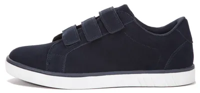 Produktbild von Boras Retro Sports Suede auch in Übergrößen 'Velcro' navy 5209-0002, Größe Herren:47 EU
