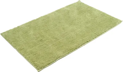 Produktbild von Badteppich Badmatte Badvorleger Hochfloorteppich Microfaser rutschfest 50 x 70 cm - limonegrün (83)