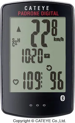 Immagine prodotto di SHIMANO Padrone Digital CC-PA400B, computer da bicicletta, nero, SH-3524102