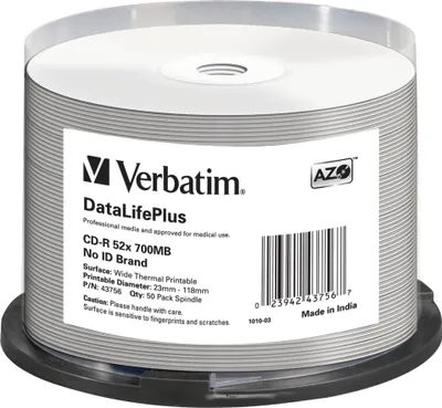Produktbild von Verbatim CD-R 700MB, Spindel