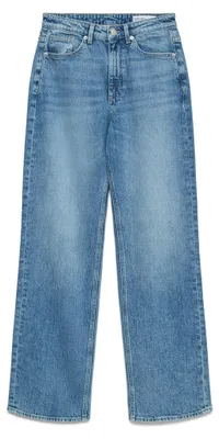 Productafbeelding van VERO MODA Damesbroek, wijde pasvorm, model VMTESSA, hoge taille, wijde pijpen, jeans