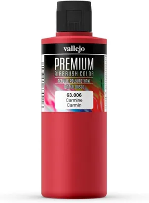 Obrázok produktu pre Vallejo 63.006, 200 ml, Červená, Matte, Fľaša