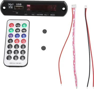 Image de Denash MP3 Bluetooth Remote Decoding Board, avec support multi-formats, écran LED pour stéréo de voiture et MP3