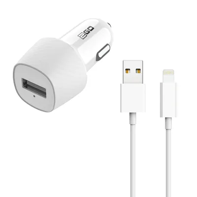 Produktbild von 2GO 797252, Auto, Zigarettenanzünder, 5 V, Weiß