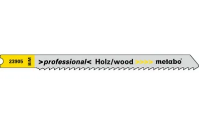 Produktbild von Metabo 623905000, Stichsägeblatt, Spanplatten, Weichholz, Holz, Bimetallisch, Grau, 8,2 cm, 2,5 mm