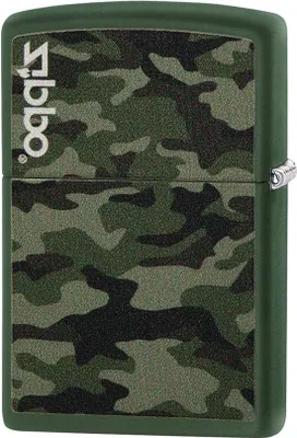 Produktbild von Grüner Camo-Anzünder winddicht navulbar Outdoor