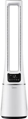Produktbild von Midea MFP-120 (WH) 2 in 1 Turmventilator Leise 38dB Luftreiniger CADR 120 für 47.6 ㎡ LED Display Fernbedienung Oszillation 12H Timer Weiß