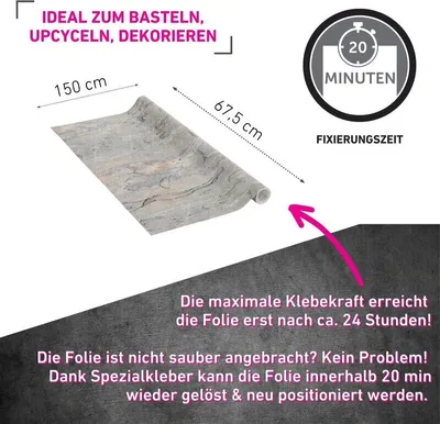 Produktbild von Klebefolie Steinoptik - 67,5x150cm