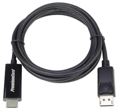 Image de PremiumCord Câble DisplayPort vers HDMI 2m M/M