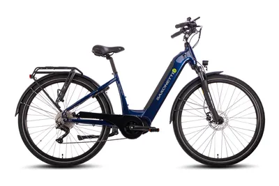 Produktbild von SAXONETTE Quantum Sport Wave 28" E-Bike, Elektrofahrrad,SHIMANO Deore 10-Gang Kettenschaltung, Mittelmotor, 36V 15Ah Akku, RH45 (nightblue glänzend)