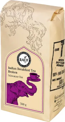 Produktbild von Rauf Tee Schwarzer Tee Indian Breakfast Tea Broken