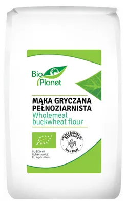 MĄKA GRYCZANA PEŁNOZIARNISTA BIO 1 kg - BIO PLANET