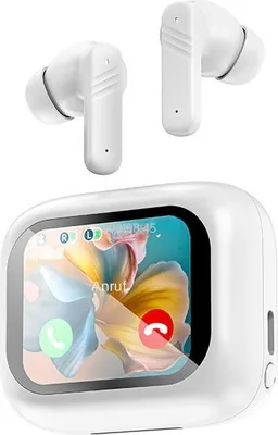 Produktbild von Full-Touch-Farbbildschirm, 20 dB, Bluetooth 5.3-Ohrhörer, kabellose, intelligente LCD-Ohrhörer, wasserdichte Sportkopfhörer