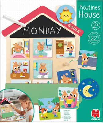 Produktbild von Jumbo GOULA - Routines House, 2 Jahr(e), Karton, Holz, Mehrfarbig