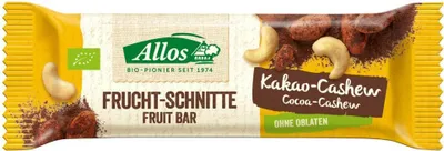 Produktbild von Allos Frucht-Schnitte Kakao-Cashew -- 30g