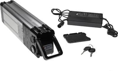 Produktbild von vhbw Sattelrohrakku Akku kompatibel mit Elektrofahrrad mit Sattelrohr-Akkusystem - Inkl. Ladegerät (14,4 Ah, 48 V, Li-Ion)