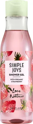 Obrázek produktu pro Oriflame Simple Joys Love Nature sprchový gel s organickou jahodou 250 ml