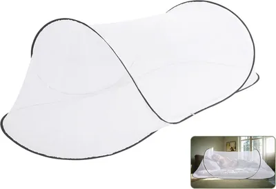 Produktbild von Moskitonetz Bett – Pop-up Moskitonetz – Mückennetz – Moskitonetz Camping – Insektenschutznetz – 200x80x56 cm – Mit Seitlichem - Reise & Outdoor