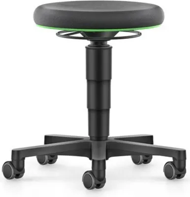 Produktbild von bimos Drehhocker Supertect Sitzhöhe 450 - 650 mm mit Rollen