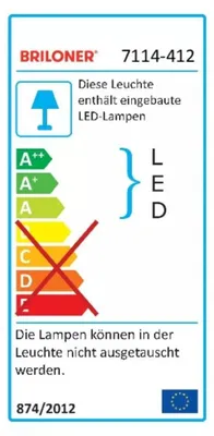 Produktbild von LED Einbauleuchte IP23 7W 600 lm 4000 K schwenkbar nickel/matt Ø 10,6/9 cm 230V