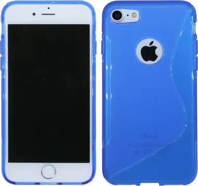 Zdjęcie produktu dla silikonowe etui ochronne na telefon komórkowy iPhone 8 Blue