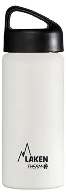 Thermosflasche Edelstahl 18/8, Vakuumisolierung, 500 ml, Weiß