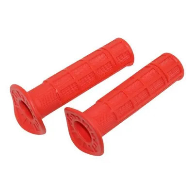 Image de Poignées Poignées de guidon rouge pour scooter moto cyclomoteur