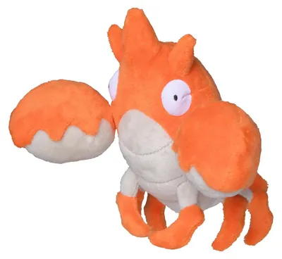 Produktbild von Pokemon Krebscorps Kuscheltier - 16 cm Plüschtier Corphish