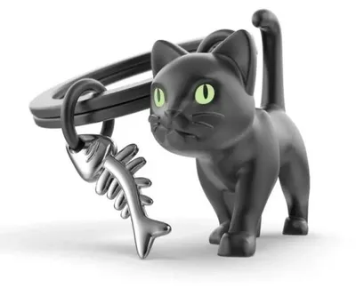Zdjęcie produktu dla Brelok Metalmorphose – Czarny kot