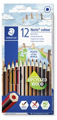 Produktbild von STAEDTLER Noris colour 185 Buntstift Etui mit 12 Farben - People of the World