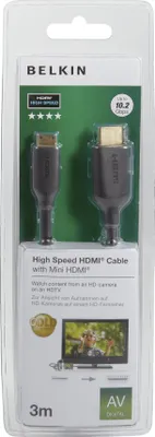Produktbild von BELKIN HDMI-Mini Gold, 3m