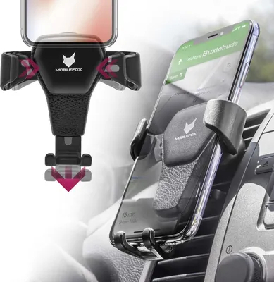 Produktbild von Mobilefox Universal Auto KFZ Smartphone Handy Halterung Lüftung Automatik Halter