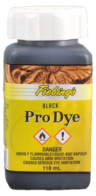 Produktbild von Fiebings Profi Lederfarbe auf Alkoholbasis Schwarz 118ml