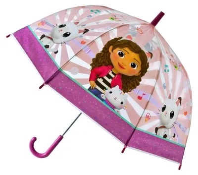 Produktbild von Gabby's Dollhouse Mädchen Regenschirm Fröhlicher Regenbegleiter