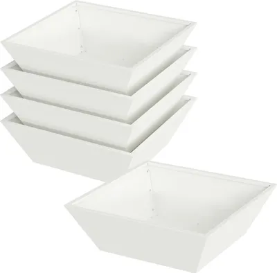 Immagine prodotto di Vaso da giardino 5 pcs Bianco 50 x 50 x 15 cm