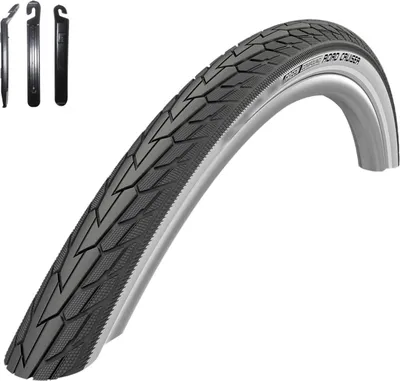 Produktbild von 1 x Schwalbe RoadCruiser Active K-Guard Weiß/Reflex 42-622 (28 x 1.60) inkl. maxxi4you Reifenheber