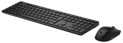 Produktbild von HP Kombination aus Dual-Mode-Maus und -Tastatur für mehrere Geräte 490C, Volle Größe (100%), Kabellos, RF Wireless + Bluetooth, Plunger key switch, Schwarz, Maus enthalten