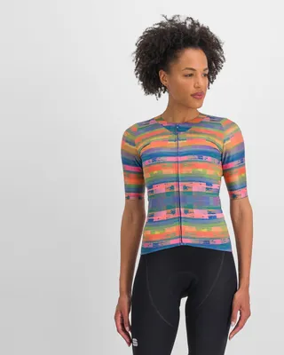 Obrázok produktu pre Cyklistický dres SPORTFUL s krátkym rukávom - GLITCH BOMBER - viacfarebný XS