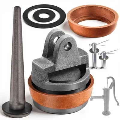 Image de Kit complet de piston - Pompe à manivelle - Pompe manuelle - Pompes de jardin - Pièces de rechange - Raccordement vissé pratique