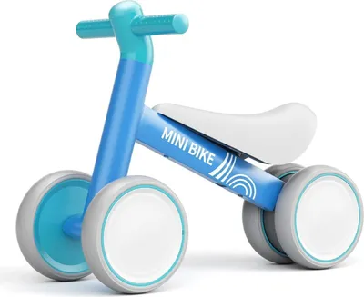 Image de KORIMEFA Vélo d'équilibre pour enfants 1-24 mois bleu