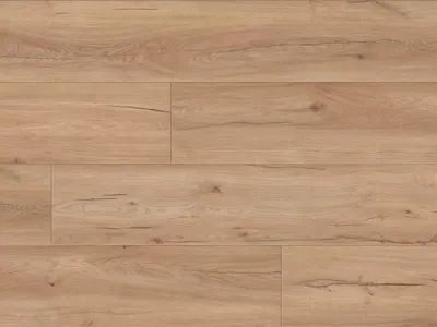 Produktbild von BASICfloor | 2,922 m² | Cappuccino 5 mm Klickvinyl Bodenbelag Eiche Landhausdiele, wasserdicht, fußbodenheizungsgeeignet, mit Trittschalldämmung, einfach zu verlegen, strapazierfähig