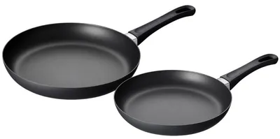 Produktbild von SCANPAN Bratpfannenset Classic Induction ø 24 & 28 cm - geeignet für alle Wärmequellen - Standard Antihaftbeschichtung