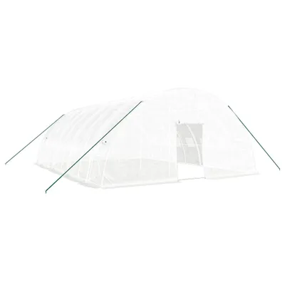 Obrázek produktu pro Skleník s ocelovým rámem bílý 48 m² 8 x 6 x 2,85 m