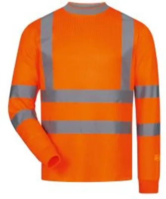 Immagine prodotto di Maglietta a maniche lunghe ad alta visibilità NEVIO taglia XXL arancione SAFESTYLE