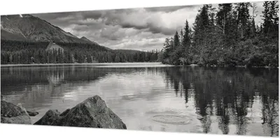 Produktbild von Wandtapete - Dekorative Tapete für Wohnzimmer- Tapetenfolie für Wanddekoration - 208x146 cm - Bergpanorama