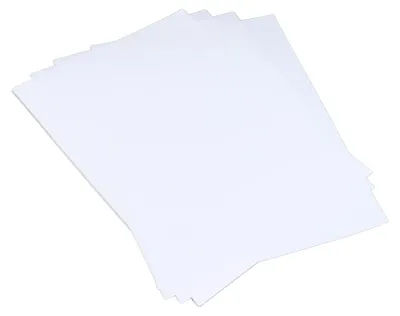 Image de 20 feuilles de papier autocollant holographique, transparent, laser, autocollant, brillant, pour imprimantes à jet d'encre