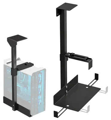 Produktbild von Computerhalterung unter dem Schreibtisch mit 30 kg Tragfähigkeit