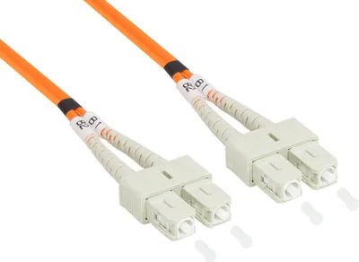 Produktbild von Patchkabel LWL Duplex OM2 (Multimode, 50/125) SC/SC, 5m, Good Connections®