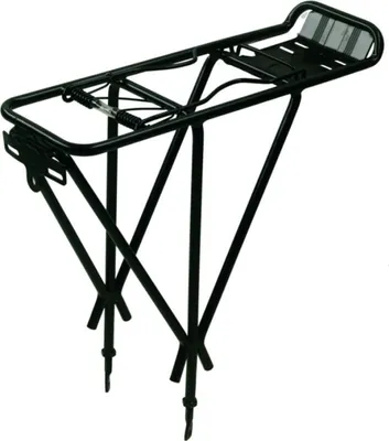 Produktbild von Gepäckträger Aluminium verstellbar 24" 28" Universal. schwarz